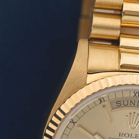 chamfer polish rolex day date